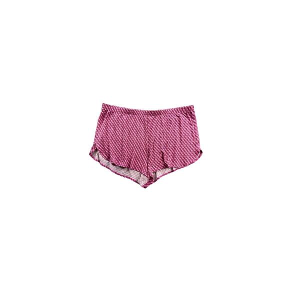 Auden Women's Size XL Cloud Knit Pajama Set 2pc Super Soft Rose Pink Shorts Tank - Picture 3 of 9